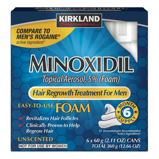 Caja de Minoxidil Kirkland 5% en Espuma