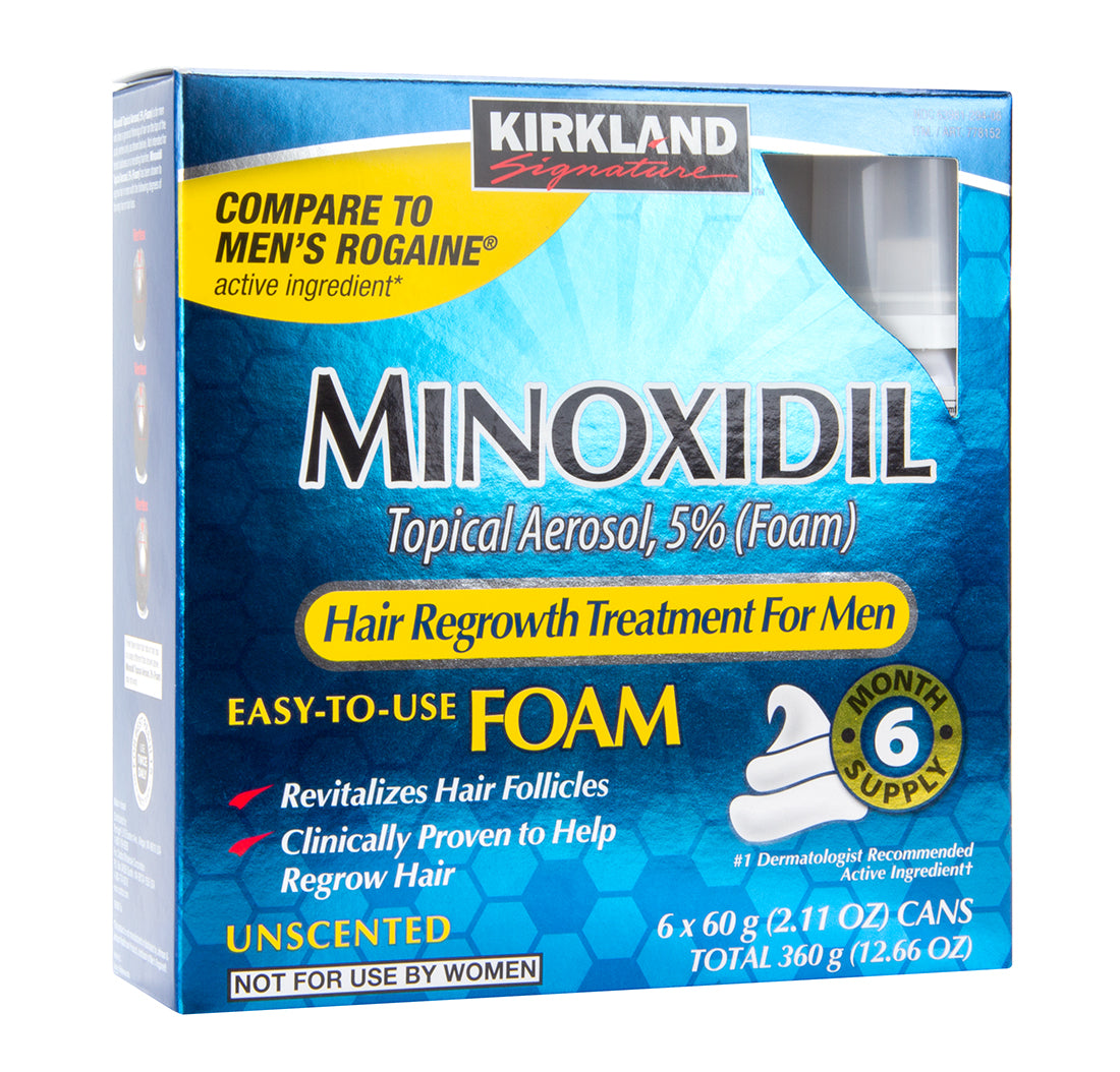 Caja de Minoxidil Kirkland 5% en Espuma