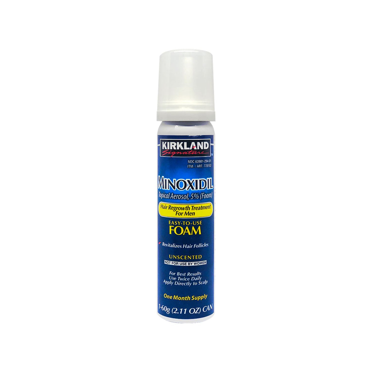 Minoxidil Kirkland 5% en Espuma