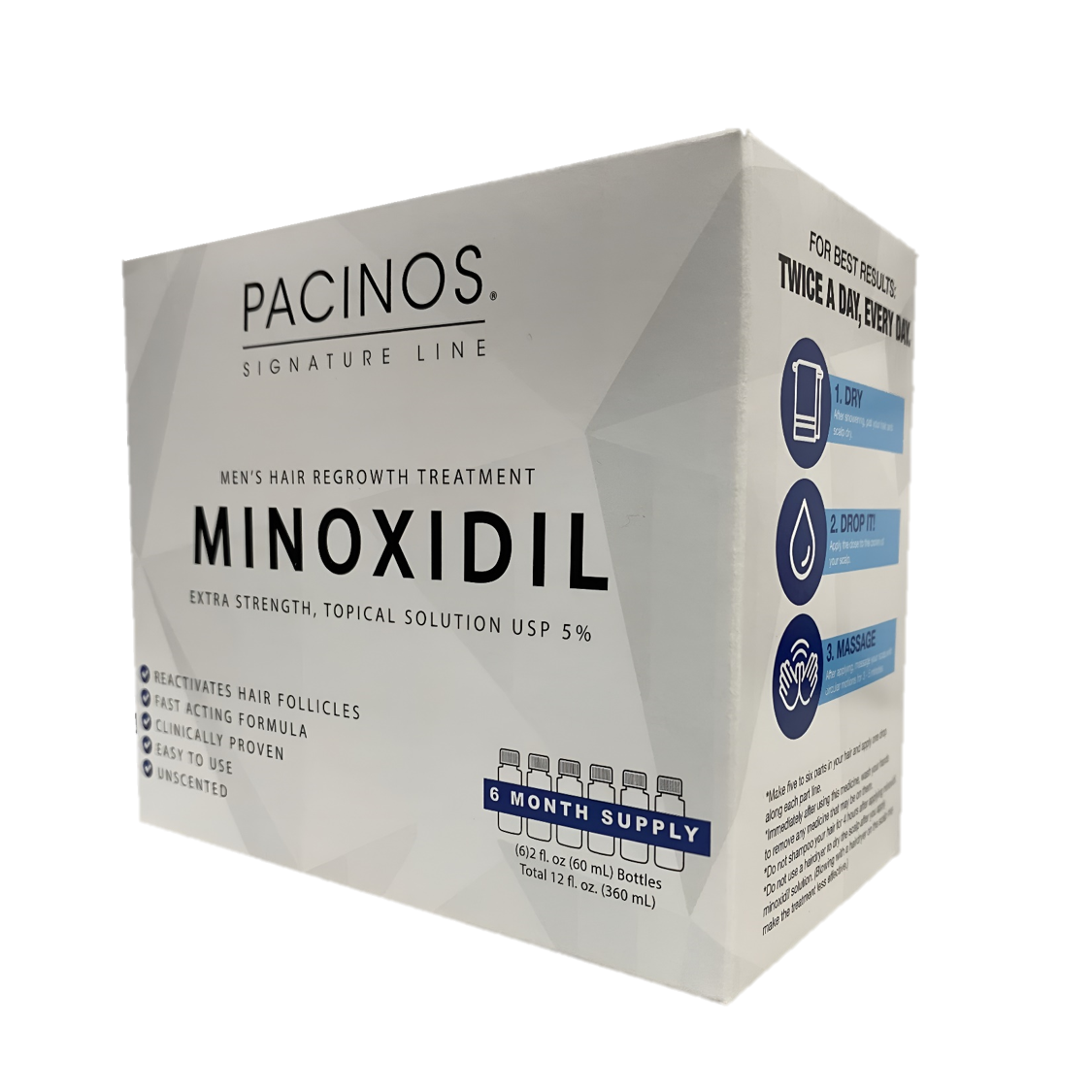 Caja de Minoxidil Pacinos 5%