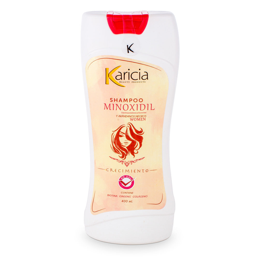 Shampoo con Minoxidil Karicia Para Mujeres